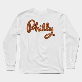 Philadelphia Pretzel Long Sleeve T-Shirt